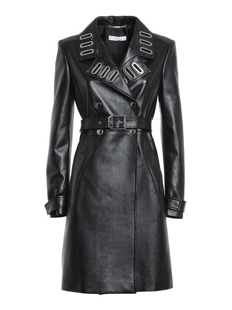 versace collection buckle coat